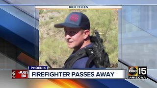 Phoenix firefighter passes away after fight with cancer