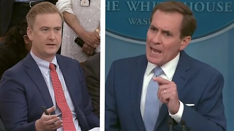 'Oh Jeez Peter!' John Kirby TRIGGERED by Doocy's Question About Hamas
