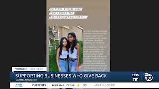 Supporting businesses who give back