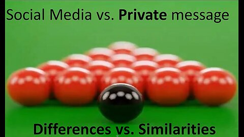 Juxtaposition: Social Media vs. Private Messages