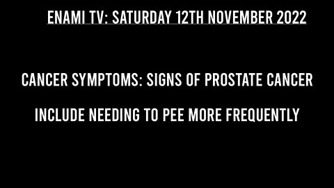 Cancer symptoms: Signs of prostate cancer include needing to pee more frequently