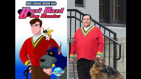 United Comics Universe-First Look at Burt Ward on Crisis on Infinite Earths Surfaces Online