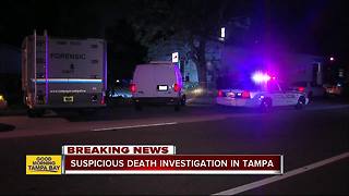 Police investigate suspicious death in West Tampa