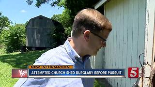 Pastor Sees Pursuit Suspects After Attempted Burglary