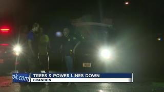 High winds, severe weather cause damage in Brandon