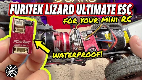 Furitek Lizard Ultimate ESC - It's Waterproof! Unboxing, Installation, and Setup.