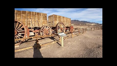 Twenty-mule team wagon in Death Valley