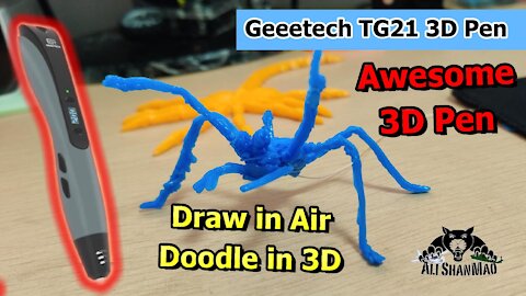 GeeeTech TG21 Smart 3D Pen 3D Doodling 3D Printing Pen Review