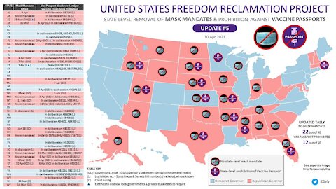 USA normales Leben in vielen Bundesstaaten - ohne Maßnahmen