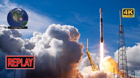 REPLAY [4K]: Falcon 9 launches Galaxy 31 & 32 to GEO! (12 Nov 2022)