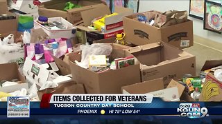 Tucson students collect items for veterans in need