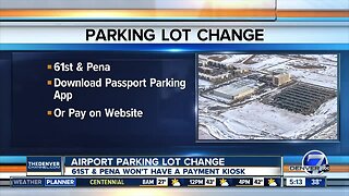 61st & Pena parking lot going to app payment system