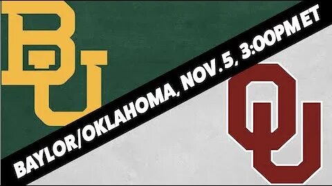 Oklahoma vs Baylor Predictions, Picks and Odds | College Football Week 10 Betting Preview | Nov 5