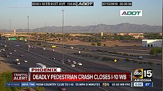 Deadly crash closes I-10 WB