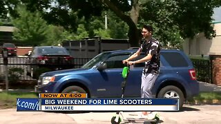 Big weekend for electric scooters in Milwaukee
