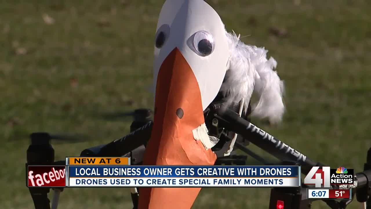 Local business owner getting creative with drones