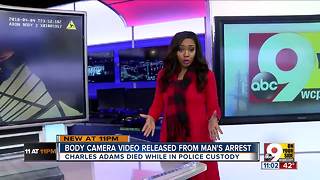 Body camera video released after man dies in custody