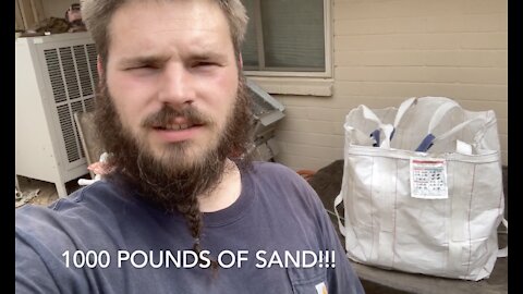 Sluicing 1000 Pounds of Store Bought Sand for GOLD!