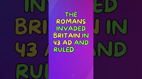 Uncovering a Fact of History!👀 #shortsfact #historyfacts #history #romanhistory #britishhistory