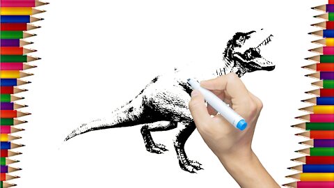 How to Draw Tyrannosaurus Rex “Tyrant Lizard”| Angry Drawings Nº 29| 2021