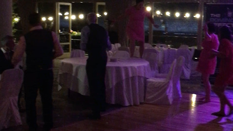 Table dance fail!