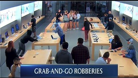 Colin Flaherty: Grab and Go Robberies at Apple Stores - Surveillance Videos