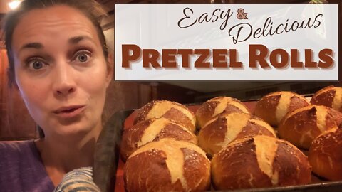 Easy Pretzel Roll Recipe!