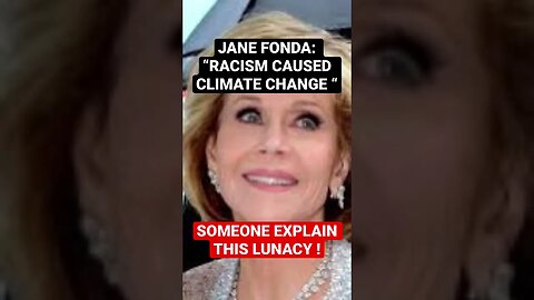 JANE FONDA SAID WHAT?! #shorts #janefonda #racism #climatechange