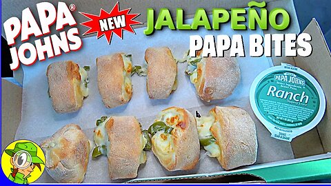 Papa John's® JALAPEÑO PAPA BITES Review 👨‍🍳🌶️🧀👄 Peep THIS Out! 🕵️‍♂️