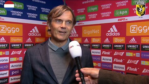 Vitesse-trainer Philip Cocu zeer tevreden op instelling Vitesse: 'Bleven toch gevaarlijk worden'