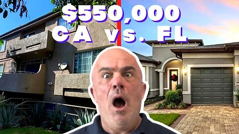 $550K House In Florida vs California: BANG FOR YOUR BUCK BATTLE