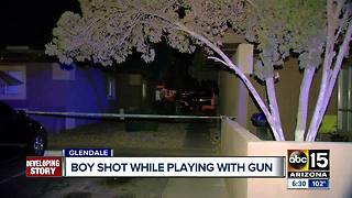 Teen shot after accidentally shooting himself with mom's gun
