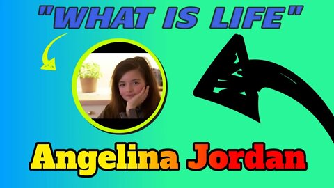 Angelina Jordan - What is life SHE WROTE THE MUSIC & LYRICS??? angelina jordan reaction