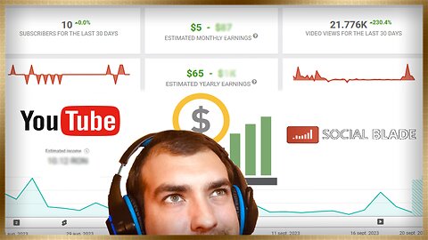 SocialBlade VS YouTube ( My real income _