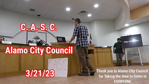 C. A. S. C. Alamo city council public comment