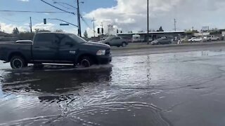 Officials discuss safety protocols for driving during the storm