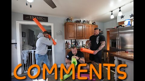 Super Size Pool Noodle Pain Game!!! COMMENTS!!!