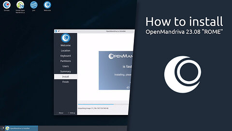 How to install OpenMandriva 23.08 "ROME" .