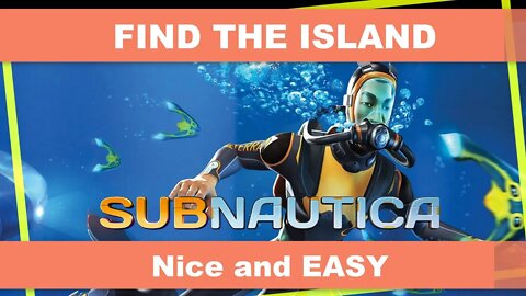 Subnautica Finding the Island // EASY GUIDE #Shorts
