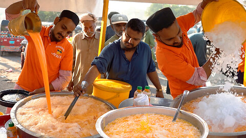 Non-Stop Mango Slice Juice Making | Refreshing Summer Mango Drink | Street Drink Karachi Pakistan