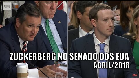 Depoimento de Mark Zuckerberg no Senado dos EUA em 2018