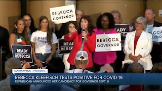 Rebecca Kleefisch tests positive for COVID-19 while campaigning for governor