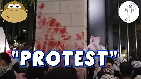 Peaceful Protests Supporting Terrorists at White House - MITAM