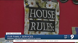 'Our Family Services' providing emergency shelter for youth in Southern Arizona