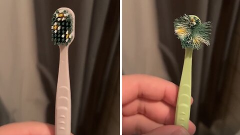 Why do men’s tooth brushes ALWAYS look like this?