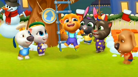 Talking Tom with friends in Garden 🐹🐰|| Talking Tom Cartoon 🐥🐣|| Baby kids video