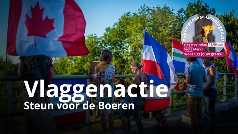 Vlaggenactie Steun voor de Boeren