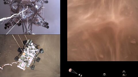 "Mars 2020 Perseverance Rover's Epic Landing: Thrilling Footage & Real-Time NASA Audio"