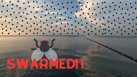 Fishing RUINED by SWARM of flies
