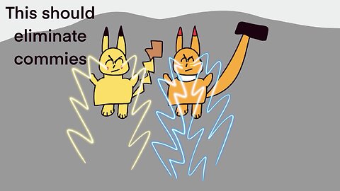 Colomon shazaq and pikachu fight Marxist millennials